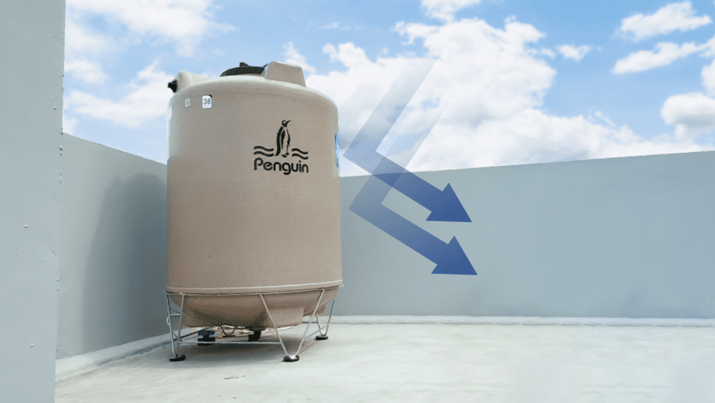 UV protection pada toren atau tangki air stainless steel vs plastik