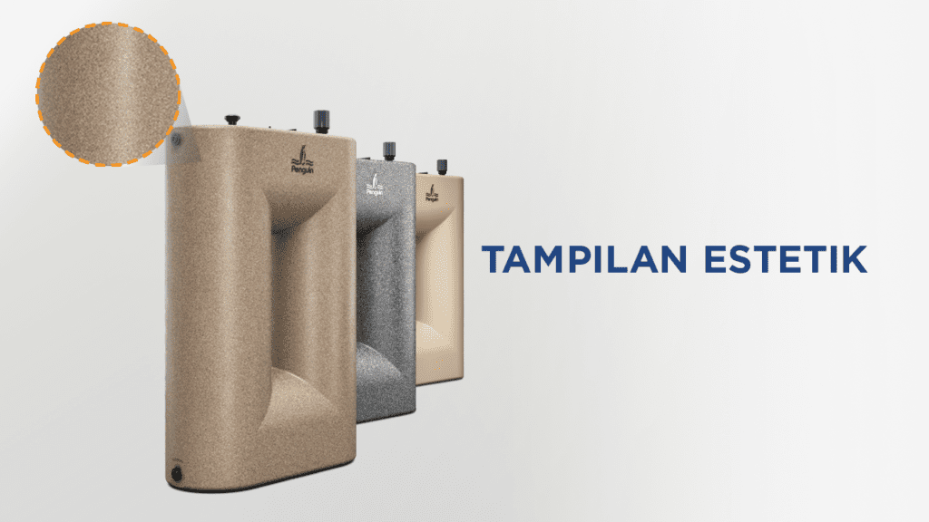 Warna tangki air Slim Penguin